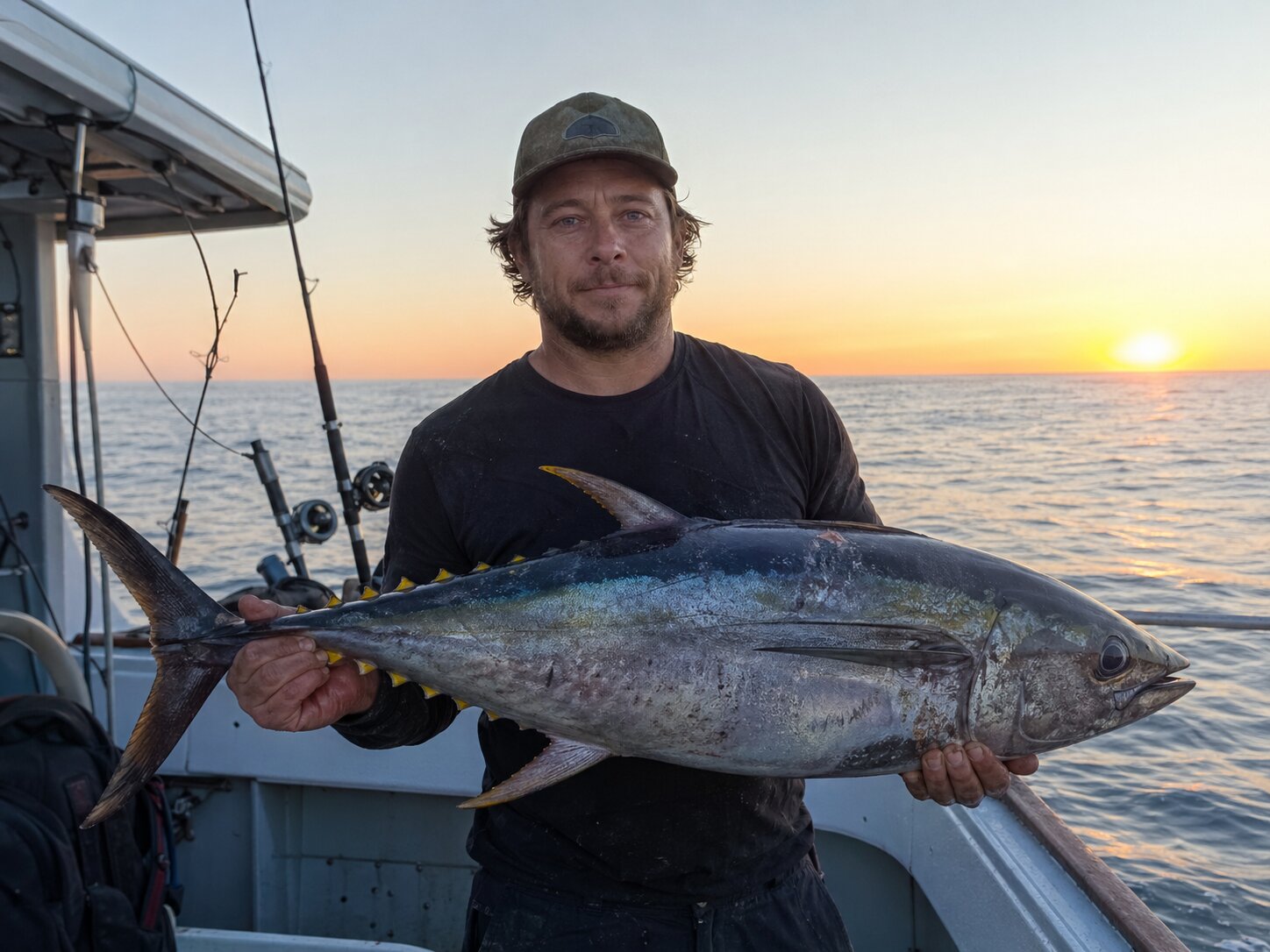 Sunrise bluefin tuna fishing Pula
