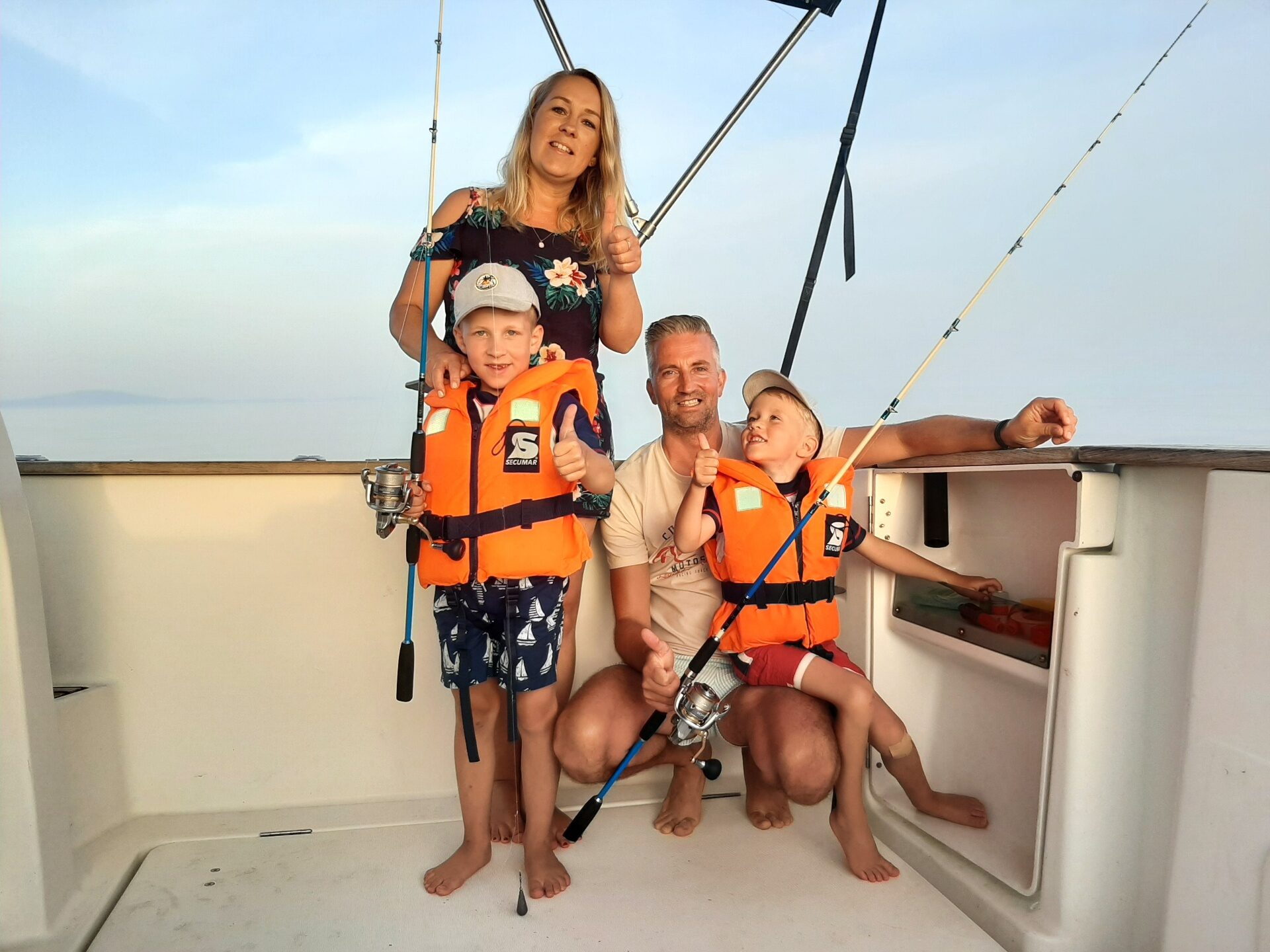 Family fishing tour near Istria